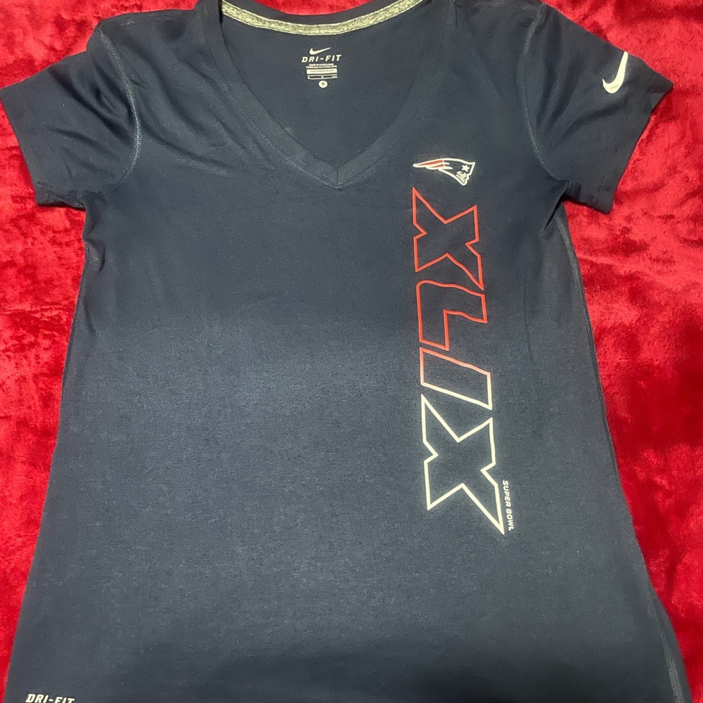 Nike Navy XLIX T-Shirt with Red and White Accents